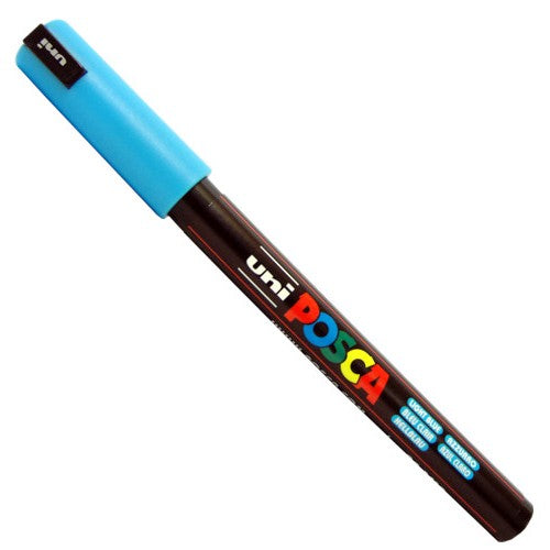 Caneta Posca Uni Ball PC-1MR Azul Claro