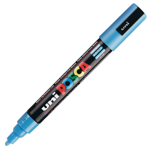 Caneta Posca Uni Ball PC-5M Azul Claro