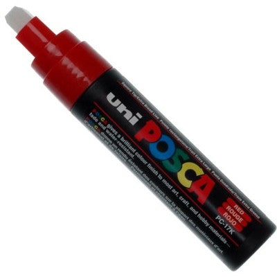 Caneta Posca Uni Ball Extra Larga PC-17K Vermelho