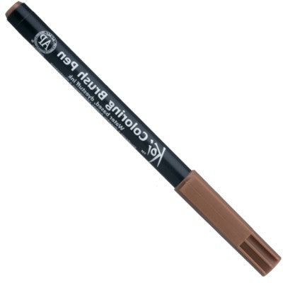 Caneta Ponta de Pincel Koi Sakura 012 Brown
