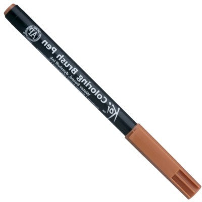 Caneta Ponta de Pincel Koi Sakura 014 Raw Sienna