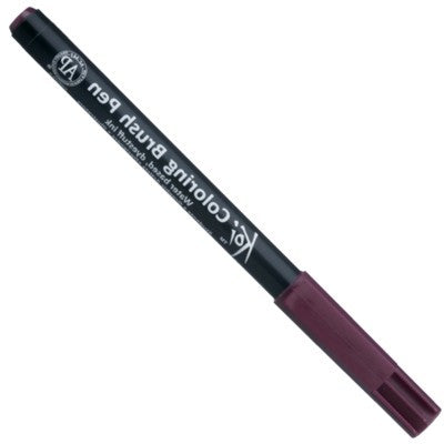 Caneta Ponta de Pincel Koi Sakura 022 Burgundy