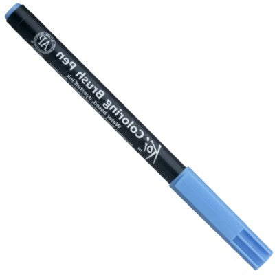 Caneta Ponta de Pincel Koi Sakura 225 Steel Blue