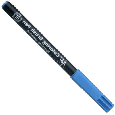 Caneta Ponta de Pincel Koi Sakura 025 Cerulean Blue