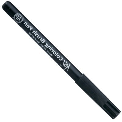 Caneta Ponta de Pincel Koi Sakura 049 Black