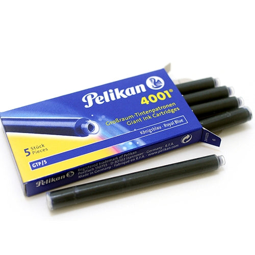 Carga Para Caneta Tinteiro Azul Royal Pelikan 4001 GTP/5