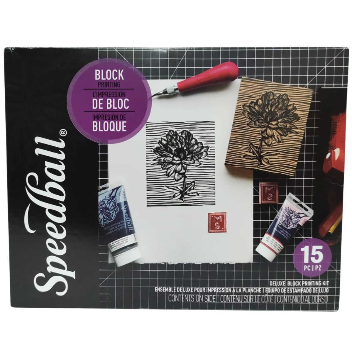 Kit Para Xilogravura Avançado Speedball 3472