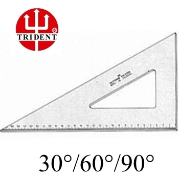 Esquadro Trident com escala 60º 1628 28cm