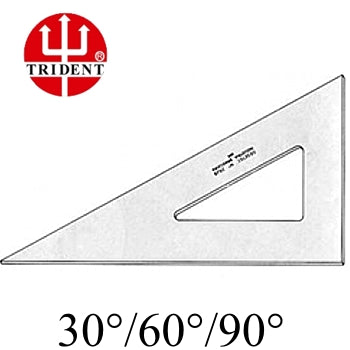 Esquadro Trident sem escala 60º 2612 12cm