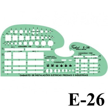 Gabarito Eletricidade E-26 Eletro Eletrônica Trident