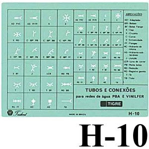 Gabarito Hidráulica H-10 Hidráulica Trident