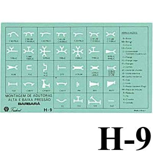 Gabarito Hidráulica H-09 Hidráulica Trident