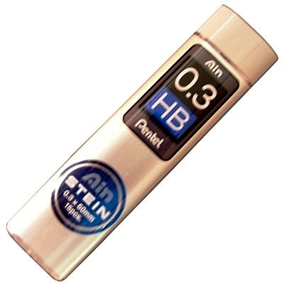 Mina Grafite Pentel AIN STEIN 0.3mm HB