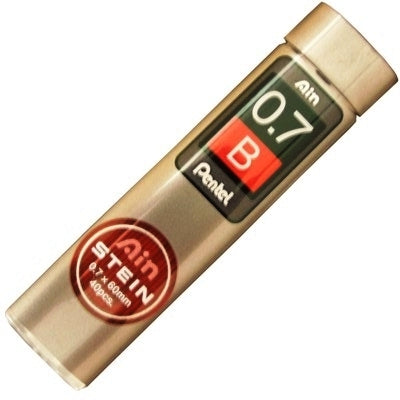 Mina Grafite Pentel AIN STEIN 0.7mm B