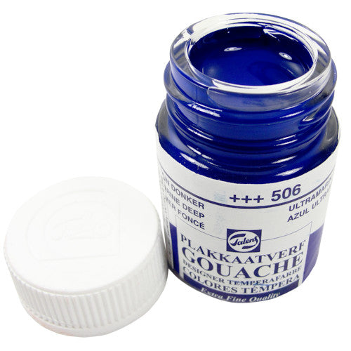 Tinta Guache Para Caligrafia Talens 16ml 506 Ultramarine Deep
