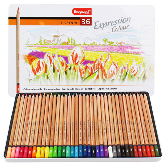 Lápis de Cor Bruynzeel Expression 36 Cores