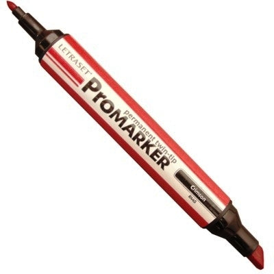 Marcador Promarker LetraSet 118 Crimson