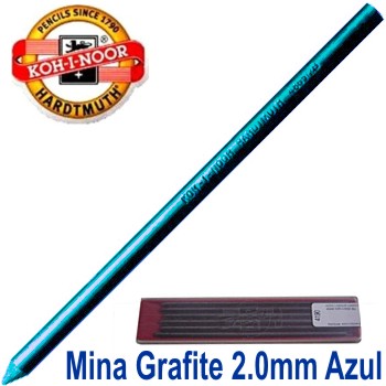 Mina Grafite Koh-I-Noor 2.0mm  Azul 4300