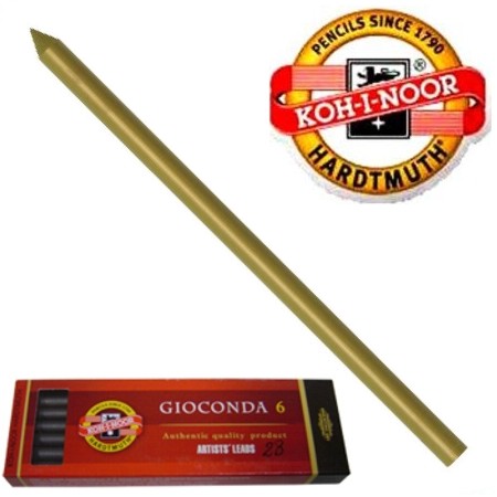 Mina Dourada 5.6mm Extra Grossa - Caixa com 06 Minas