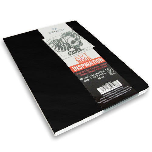 Caderno Para Sketch ART BOOK Inspiration Canson A5x2 Preto