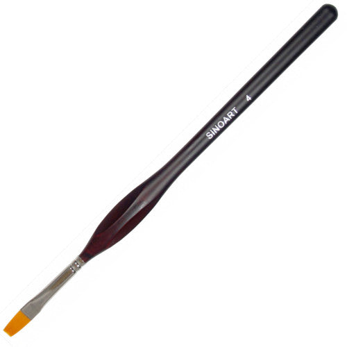 Pincel Chato Sintético Sinoart SFB0192 04