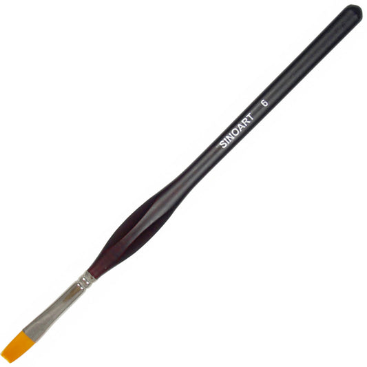 Pincel Chato Sintético Sinoart SFB0192 06
