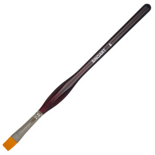 Pincel Chato Sintético Sinoart SFB0192 08