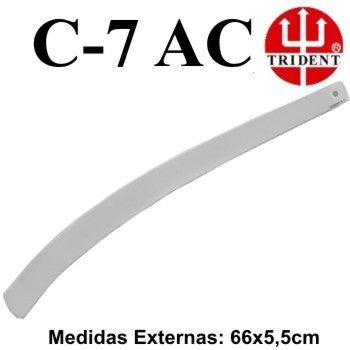 Régua de Corte e Costura Trident C-07 Acrílico Legítimo