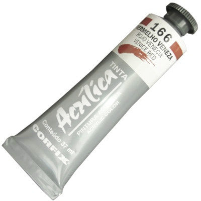 Tinta Acrílica Corfix 37ml 166 Vermelho Veneza