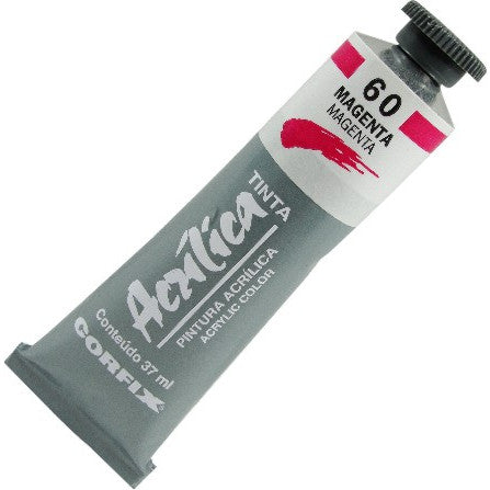 Tinta Acrílica Corfix 37ml  60 Magenta