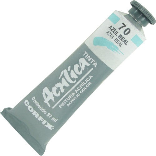 Tinta Acrílica Corfix 37ml  70 Azul Real
