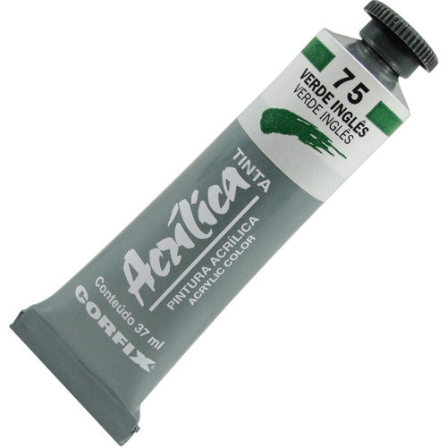 Tinta Acrílica Corfix 37ml  75 Verde Inglês