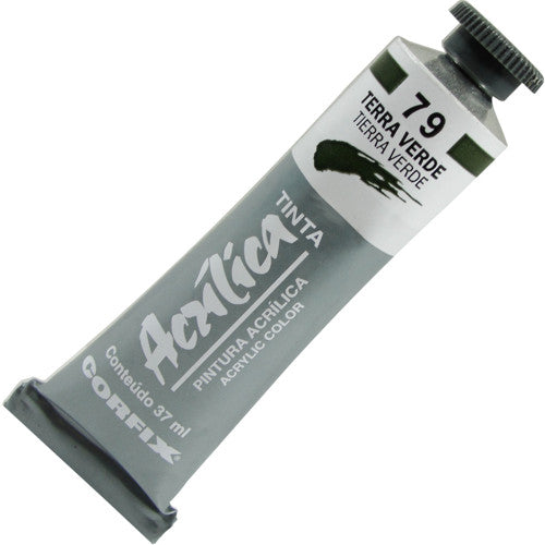 Tinta Acrílica Corfix 37ml  79 Terra Verde