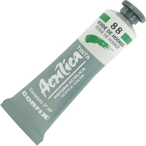 Tinta Acrílica Corfix 37ml 88 Verde de Hooker