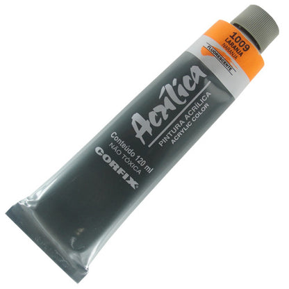Tinta Acrílica Corfix 120ml Fluorescente