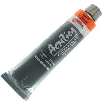 Tinta Acrílica Corfix 120ml Fluorescente