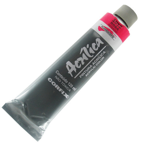Tinta Acrílica Corfix 120ml Fluorescente