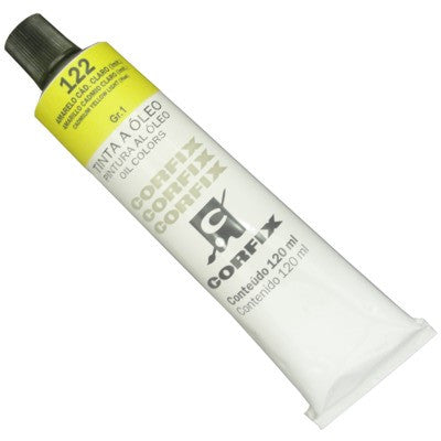Tinta a Óleo Corfix 120ml 122 Amarelo Cád. Claro (IMIT)