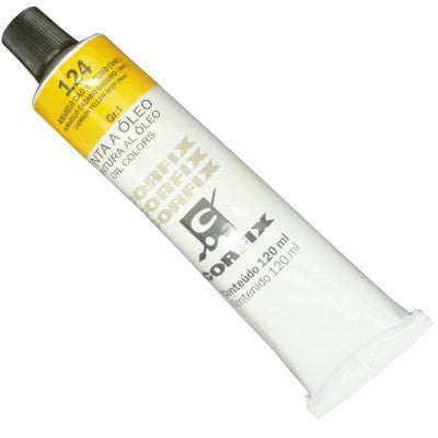Tinta a Óleo Corfix 120ml 124 Amarelo Cád. Escuro (IMIT)