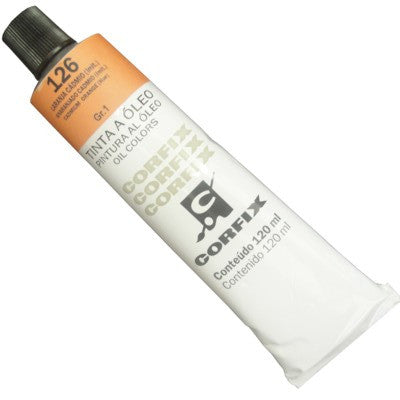 Tinta a Óleo Corfix 120ml 126 Laranja Cád. (IMIT)