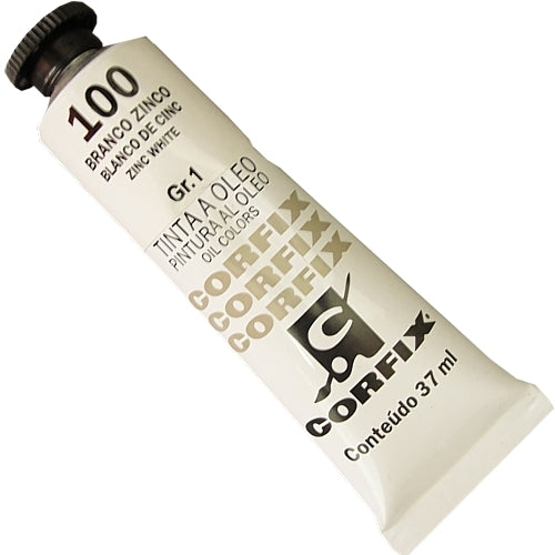 Tinta a Óleo Corfix 37ml 100 Branco Zinco - G1