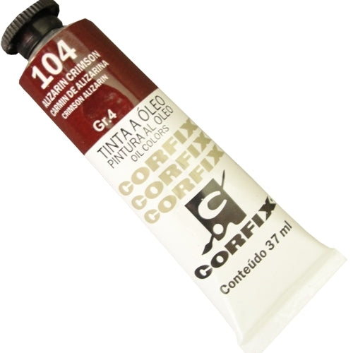 Tinta a Óleo Corfix 37ml 104 Alizarin Crimson - G4