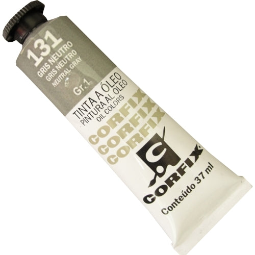 Tinta a Óleo Corfix 37ml 131 Gris Neutro - G1