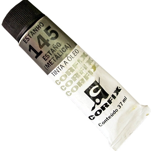 Tinta a Óleo Corfix 37ml 145 Estanho Metálico