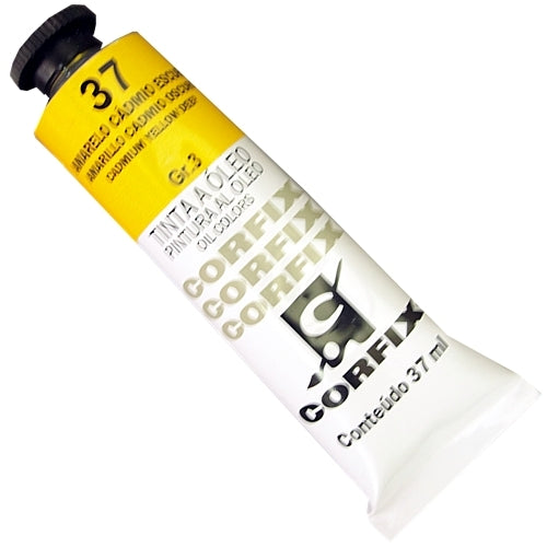 Tinta a Óleo Corfix 37ml  37 Amarelo Cádmio Escuro - G3