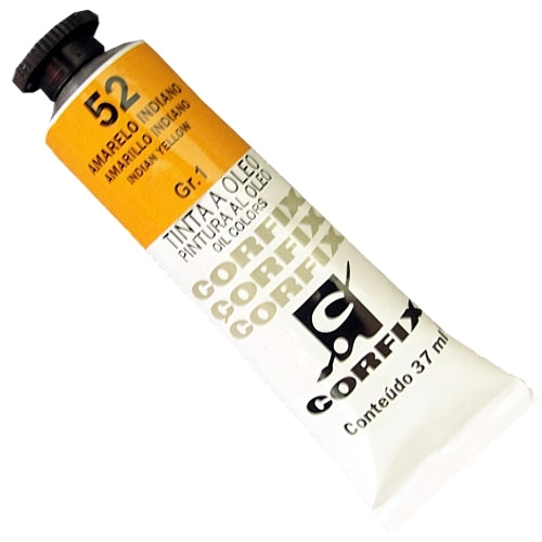 Tinta a Óleo Corfix 37ml  52 Amarelo Indiano - G1