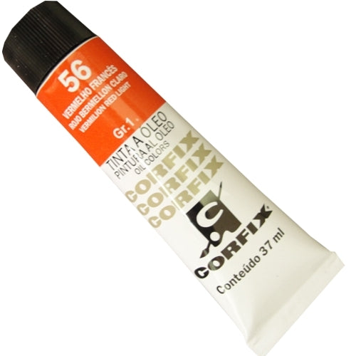 Tinta a Óleo Corfix 37ml  56 Vermelho Francês - G1