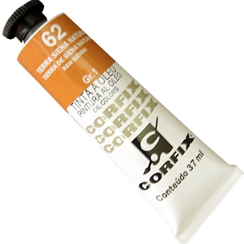 Tinta a Óleo Corfix 37ml  62 Terra Siena Natural - G1