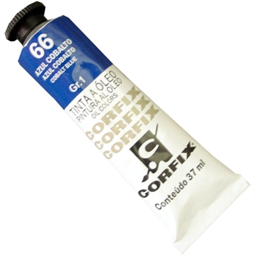 Tinta a Óleo Corfix 37ml  66 Azul Cobalto - G1