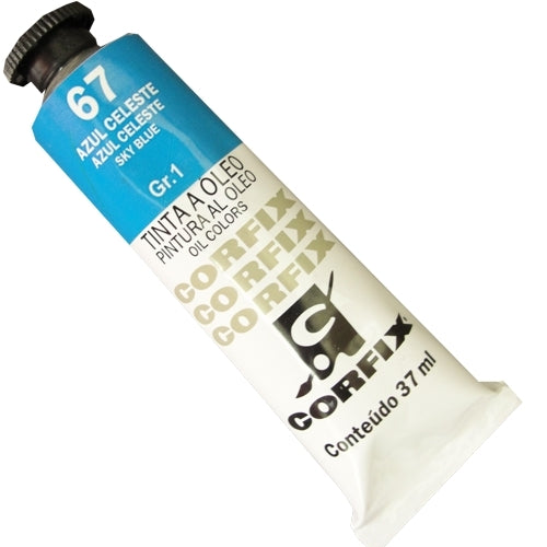 Tinta a Óleo Corfix 37ml  67 Azul Celeste - G1